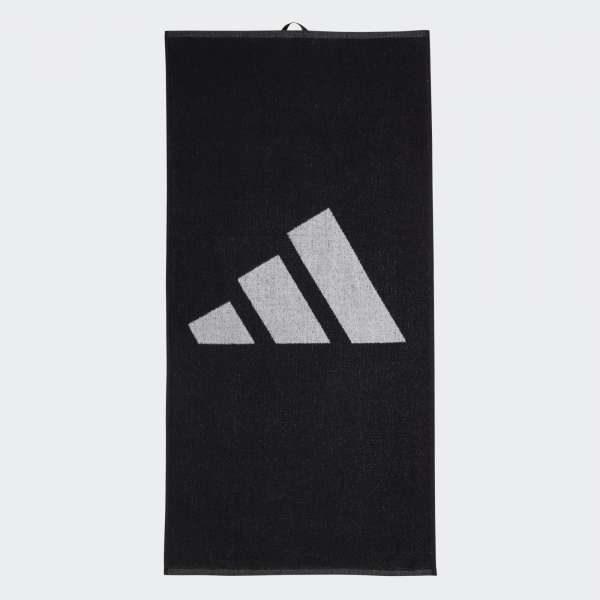 adidas Handtuch mit Logo S - schwarz/weiß