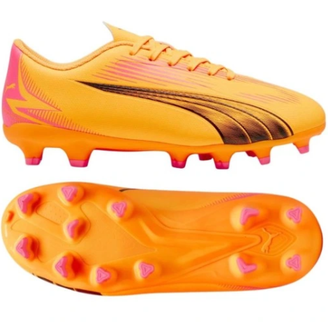 Puma Ultra Play FG/AG Jr - orange/pink