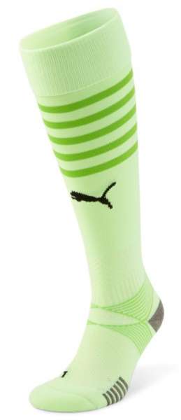 Puma teamFINAL Socks - fizzy lime/puma black