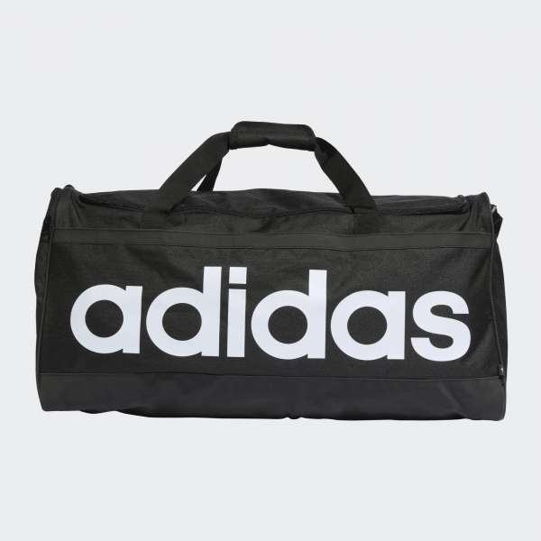 adidas Linear Duffel Tasche L - schwarz/weiß