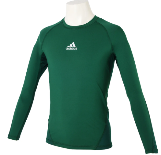 adidas Techfit langarm - dunkelgrün