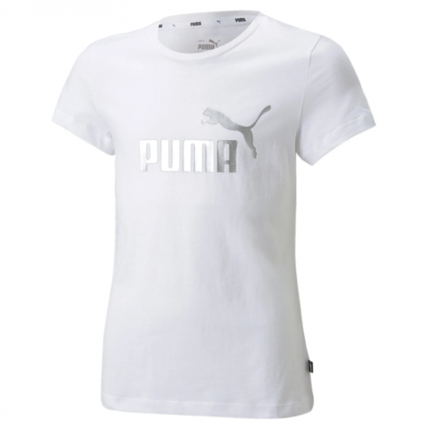 Puma Essential Logo T-Shirt Kinder - weiß