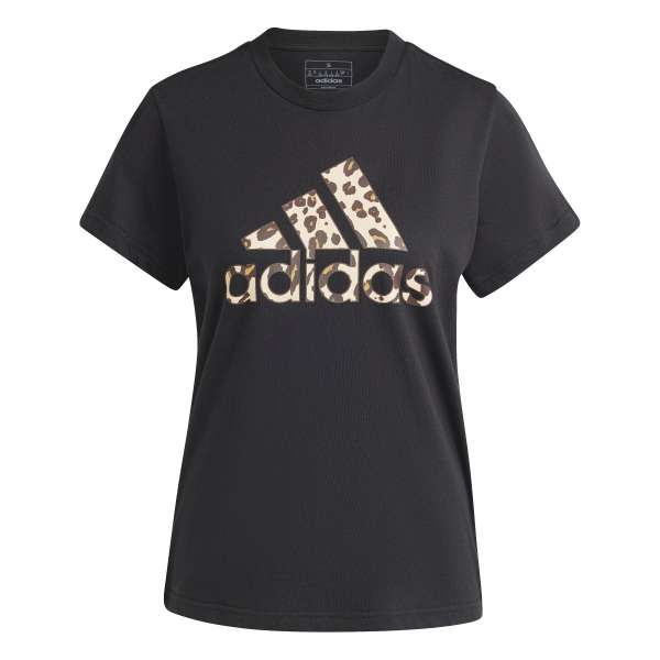 adidas Animal Gepard T-Shirt Damen - schwarz