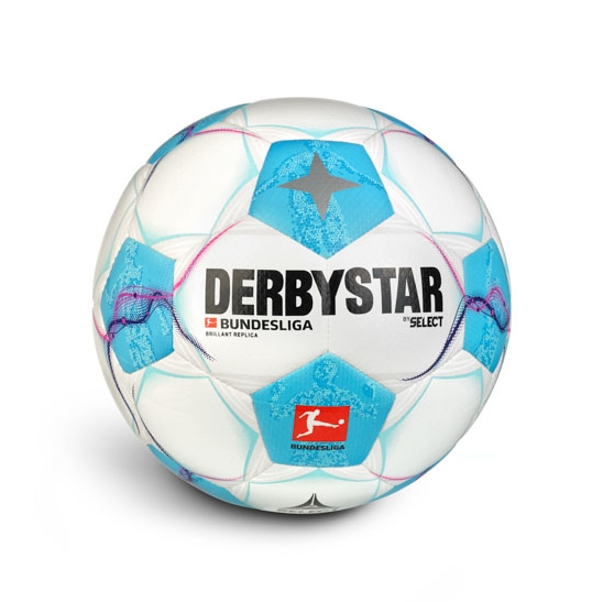 Derbystar Bundesliga Brillant Replica v24 - weiß/hellblau