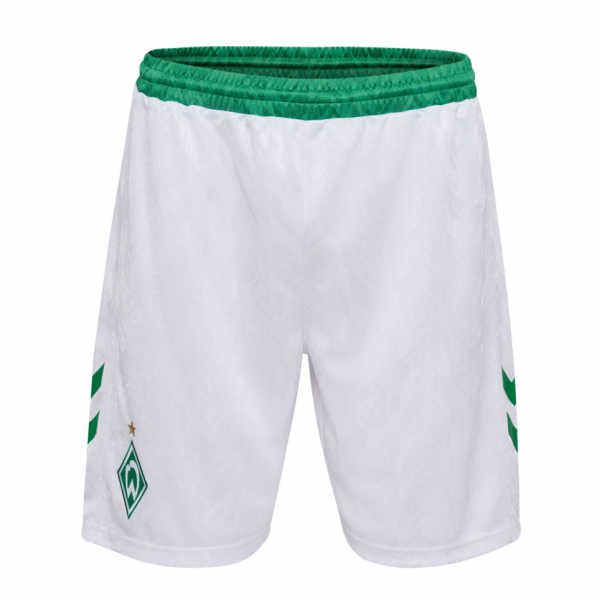 Hummel Werder Bremen 24/25 Heimshorts Kinder - weiß