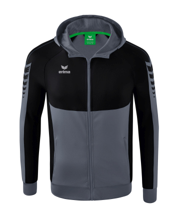 Erima Six Wings Trainingsjacke - grau/schwarz