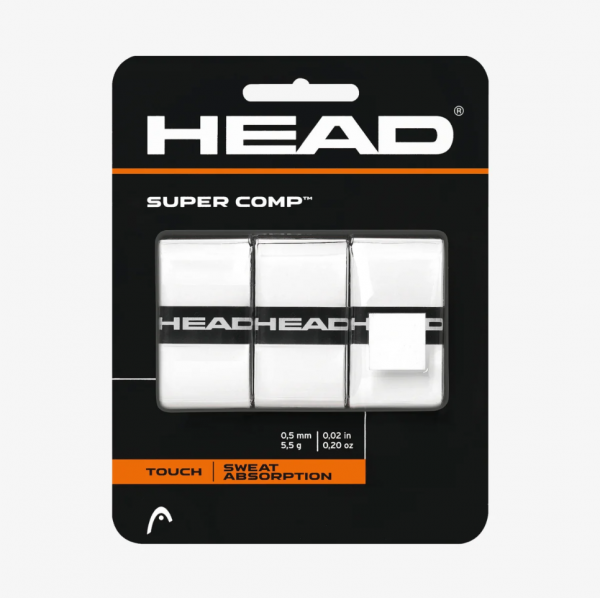 HEAD Supercomp Tennis Overgrip - weiß