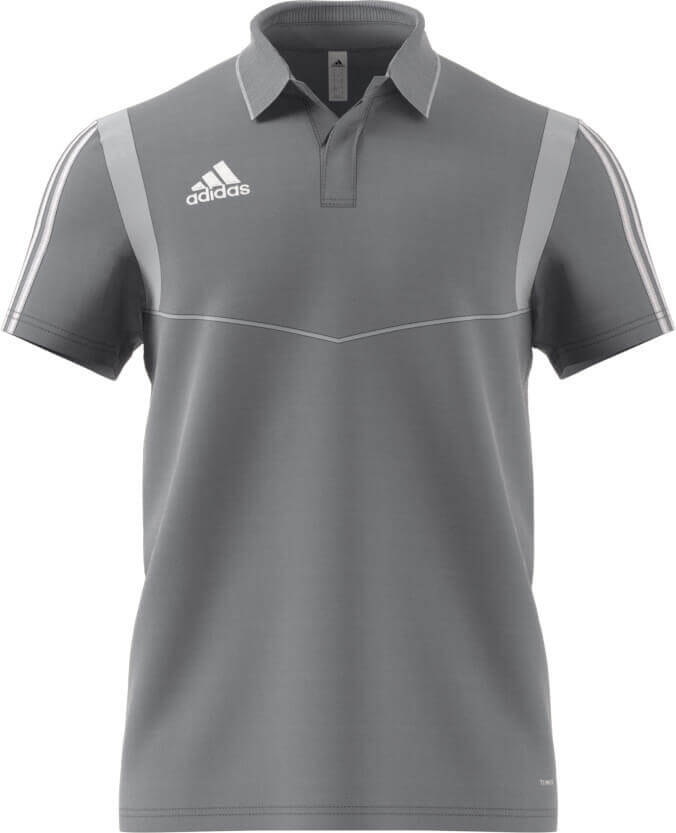  adidas  Tiro 19 Cotton  Polo  grau adidas  Poloshirt 