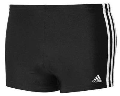 adidas Kinder 3S Badehose - schwarz