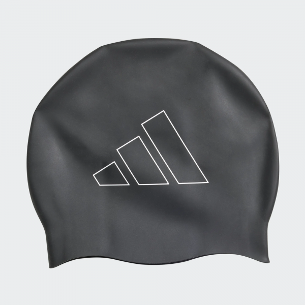 adidas Badecap mit Logo - schwarz