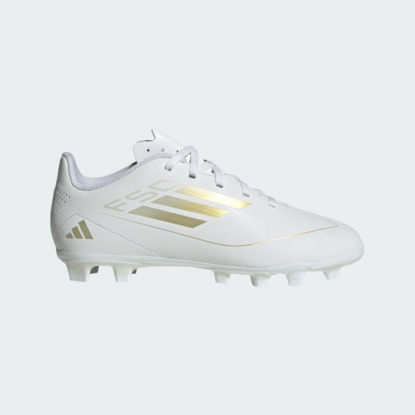 adidas F50 Club FxG Jr - weiß/gold