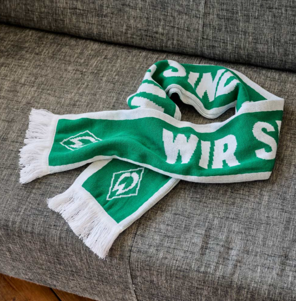 Werder Bremen Schal &quot; Wir sind Werder&quot; - grün/ weiß