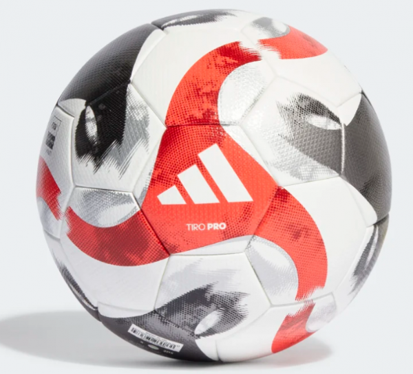 Adidas Tiro Pro Ball - White / Black / Iron Metallic / Power Red