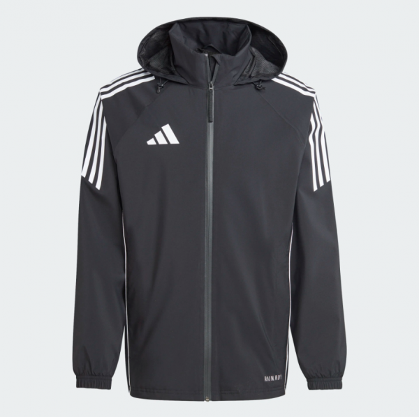 adidas Tiro 24 Regenjacke - schwarz