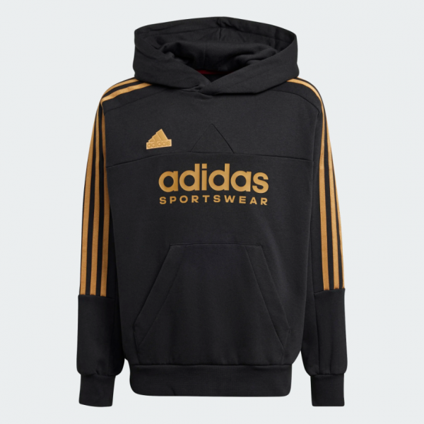 adidas J NP Hoodie Kinder - schwarz