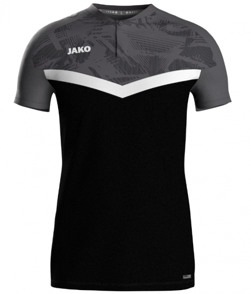 Jako Polo Iconic - schwarz/grau