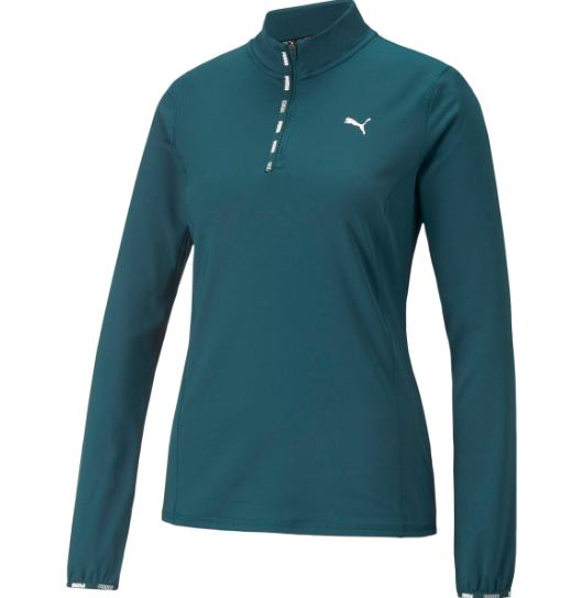 Puma Strong 1/4 Zip Top - petrol