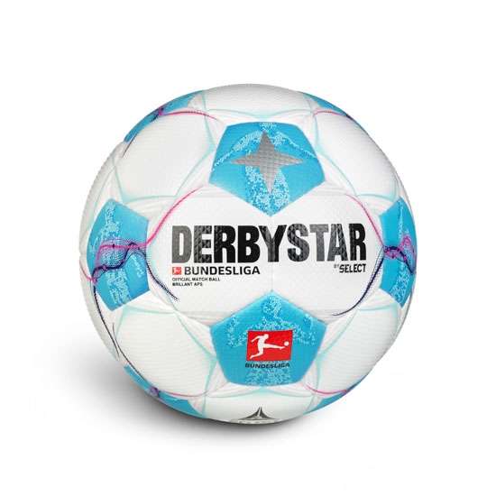 Derbystar Bundesliga Brillant Aps V24 - weiß/hellblau