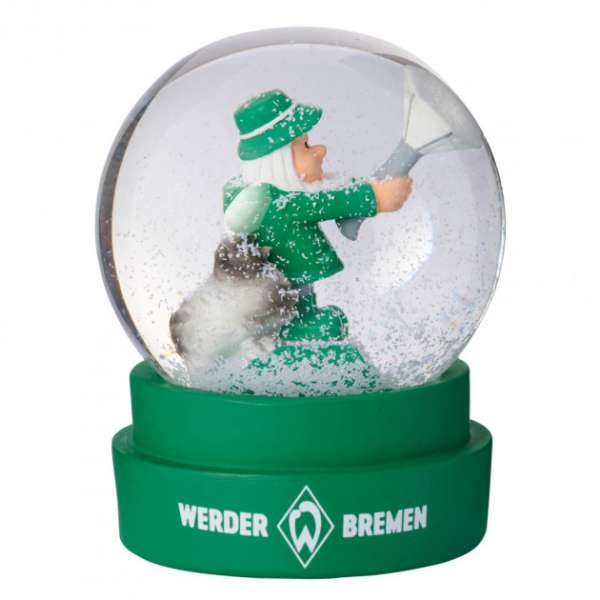 Werder Bremen Schneekugel - grün