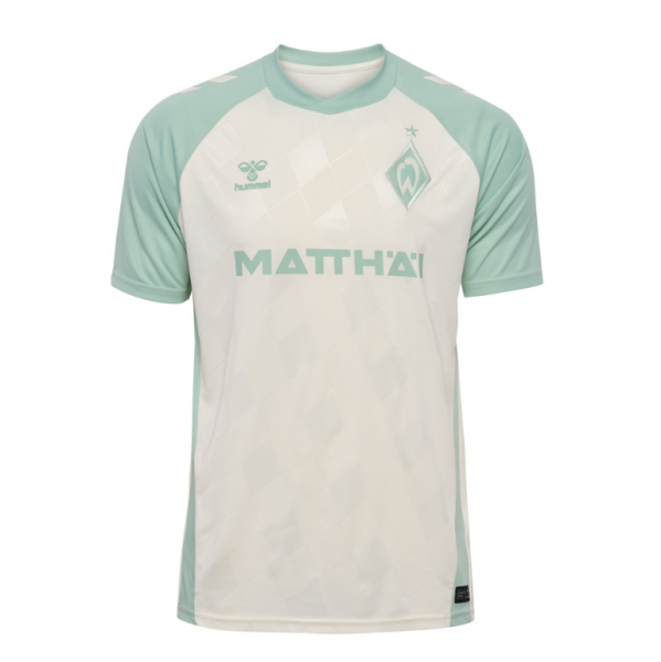 Hummel Werder Bremen 24/25 Auswärtstrikot Kinder - weiß