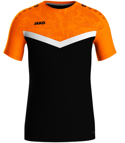 Jako Trainingsshirt Iconic - schwarz/ neonorange